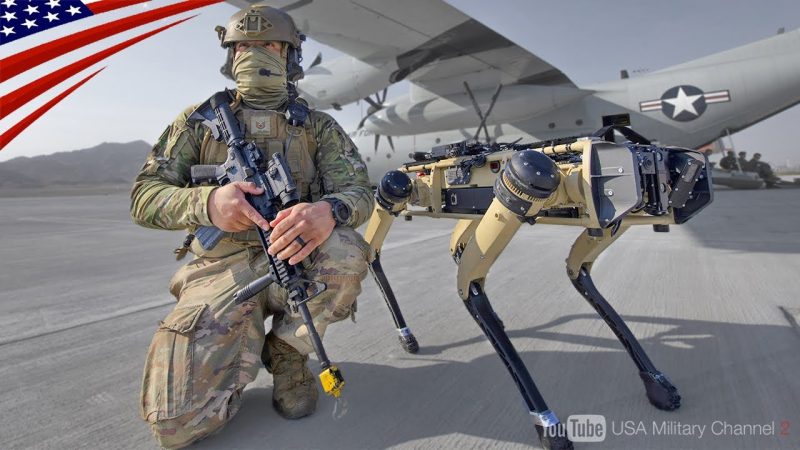 アメリカ軍が採用した四足歩行兵器(AI搭載)・・・つまり軍事ロボット犬。