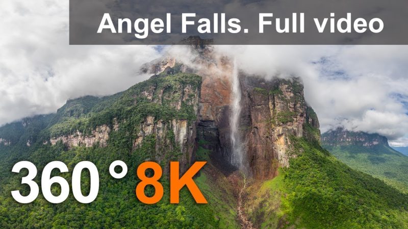 ベネズエラの「エンジェル・フォール」と呼ばれる世界一の落差のある滝をご覧ください。