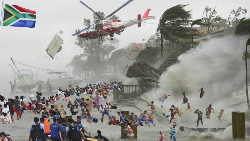 南アフリカで起きた嵐の時速198キロの破壊的な風が怖すぎる！！