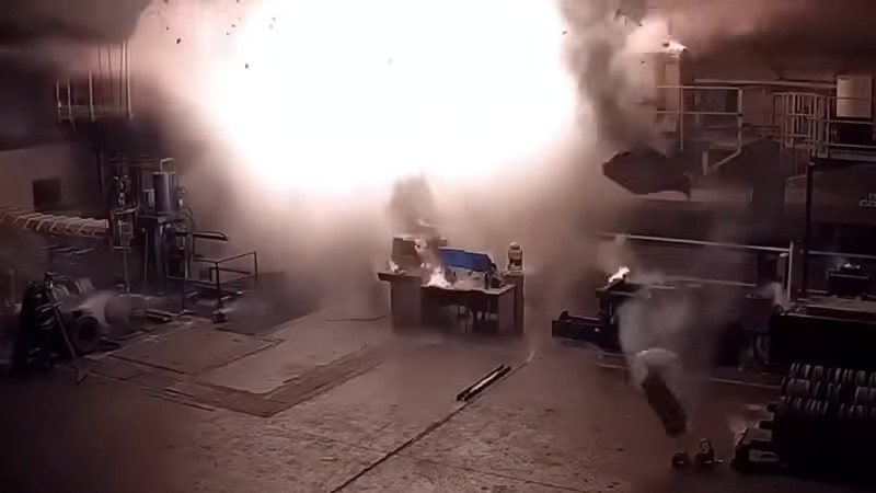工場で機械から出火したがこの後どうなるのか？