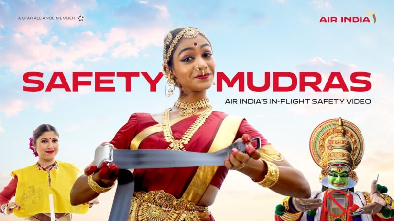 インドの航空会社「エア・インディア」の機内用安全ビデオが面白いと評判にｗｗｗ