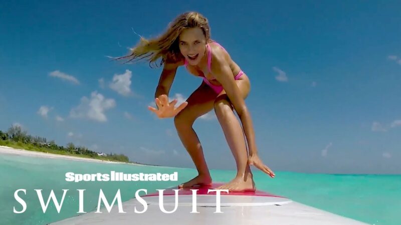 バハマのモデルChase Carter(チェイス カーター)がサーフィンをお楽しみ中。