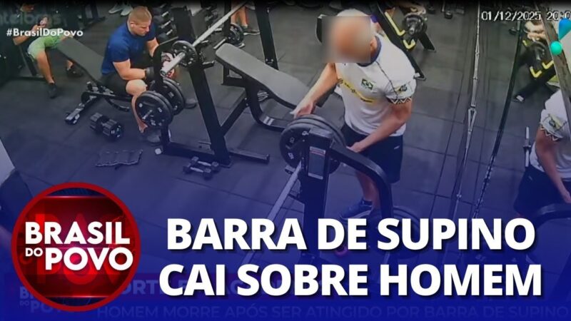 スポーツジムで筋トレ中にバーベルが胸に落下して死亡した男性。