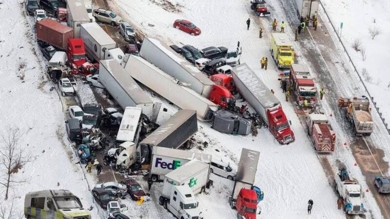 猛吹雪で中国が麻痺していしまい気温も氷点下21度まで下がる！！