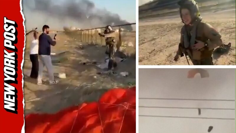 撃墜されたアメリカ軍F-15Eのパイロットが降下後に金属パイプを持つ男に迫られる！！