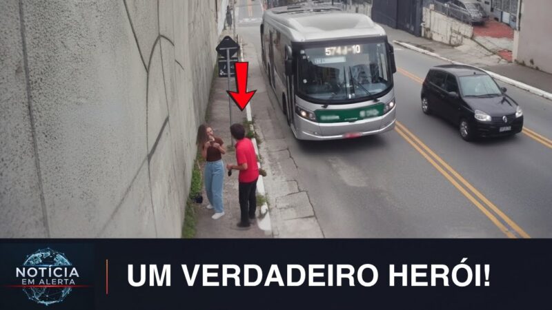 通りがかりのバスの運転手が虐待を防ぐ。