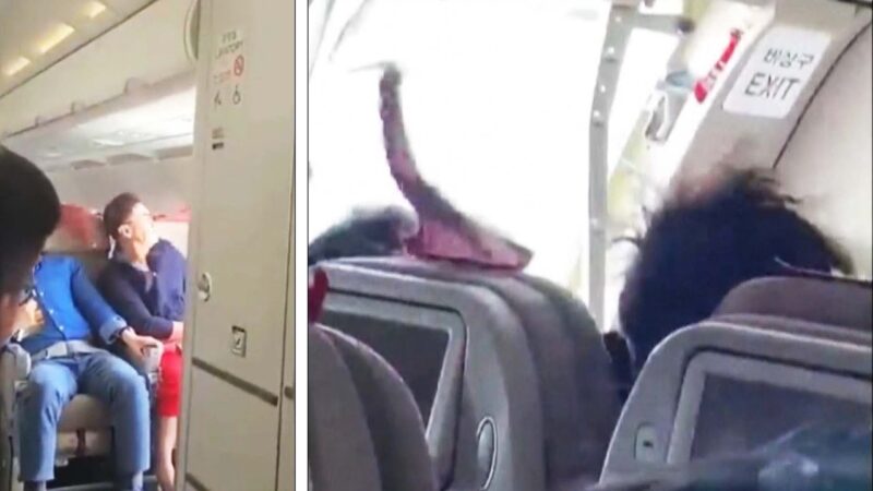 着陸直前の旅客機で乗客が非常口を開けてしまった瞬間がヤバすぎる！！