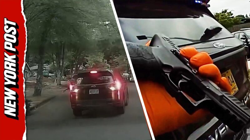 バック走行で執拗にあおり運転を続ける男の恐怖！！